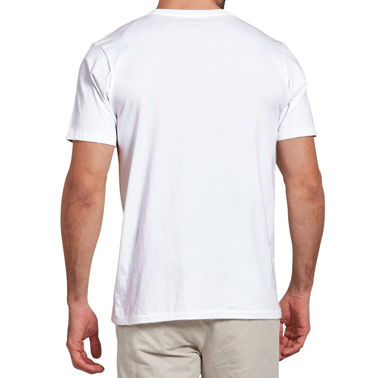 South Point Paint Style Logo Men's Cotton Tee White