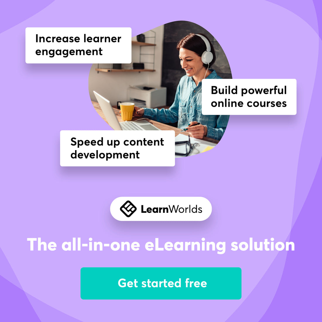 Create and sell online courses from your own website!
