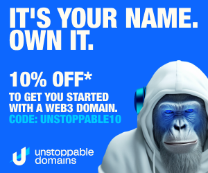 Unstoppable Domains - Replace cryptocurrency addresses with a human readable name