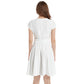 Short Sleeve  Casual A-Line Midi Dress