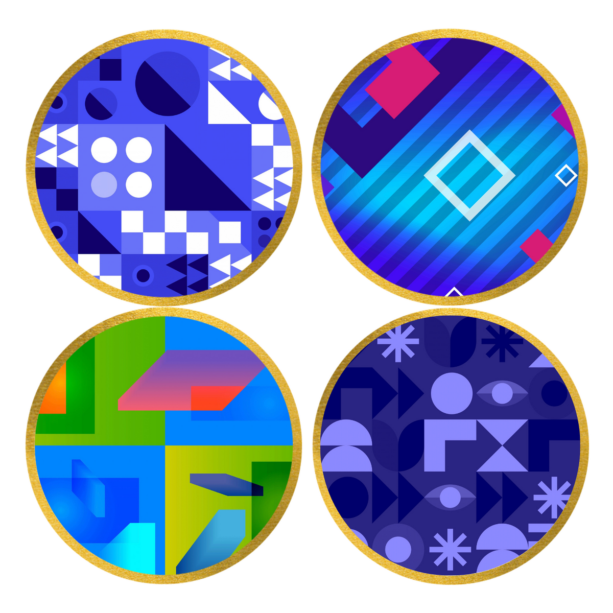 Decorative Coaster Set