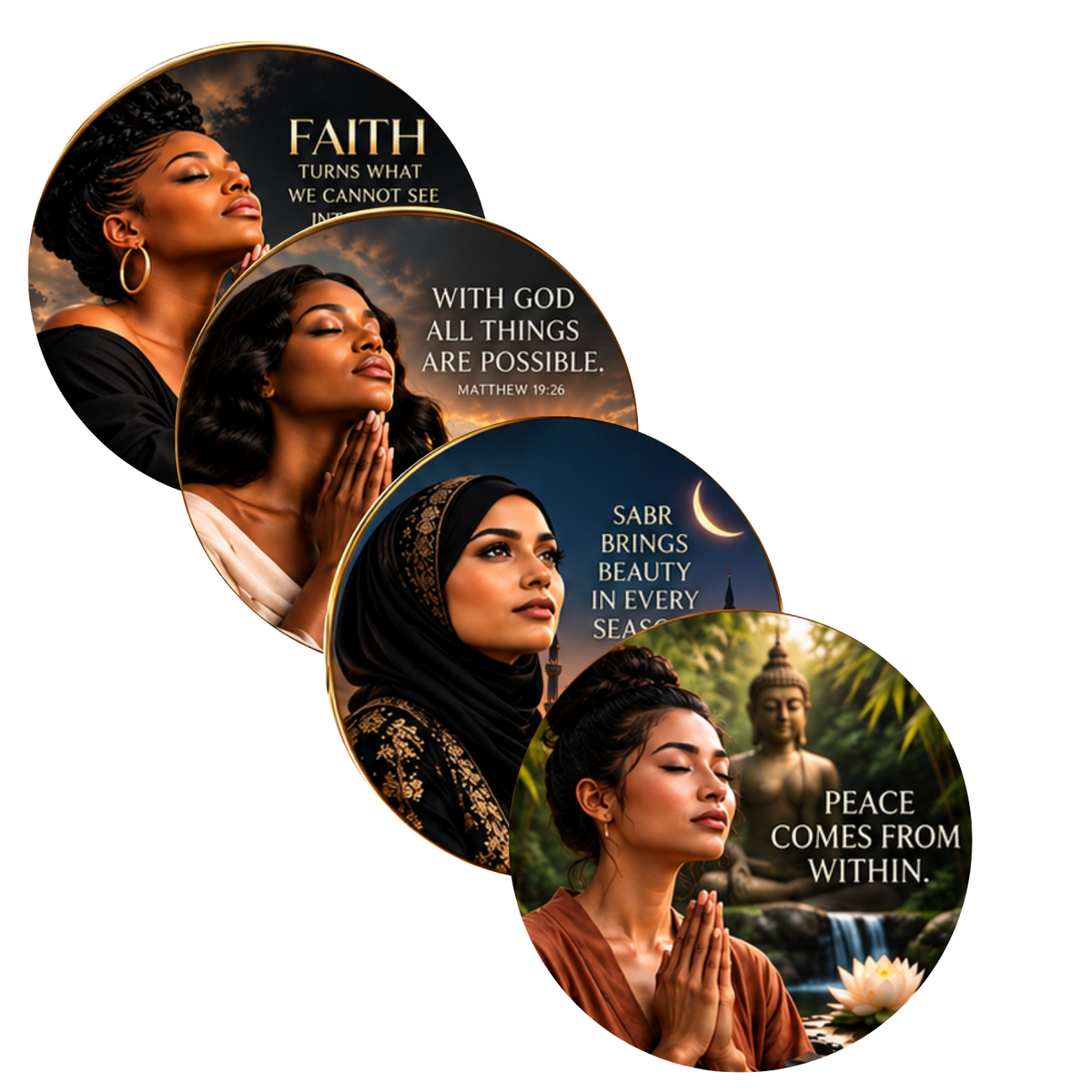 Decorative Coaster Set