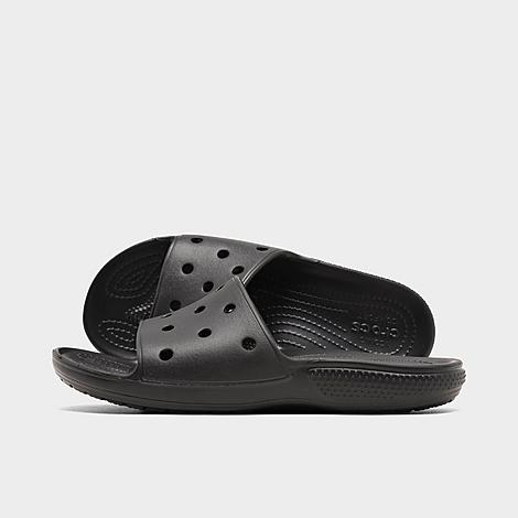 Crocs Classic Slide Sandals in Black/Black Size 6.0