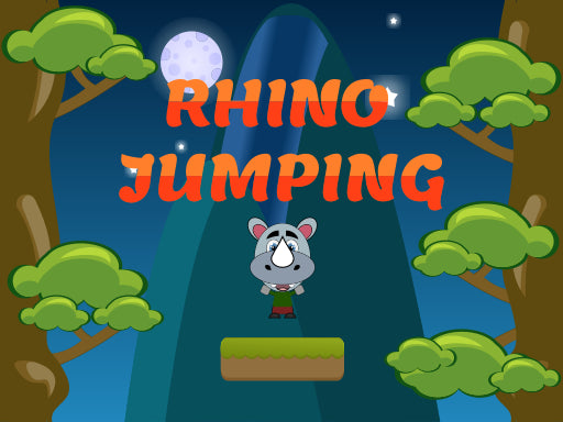 Rhino Jumping