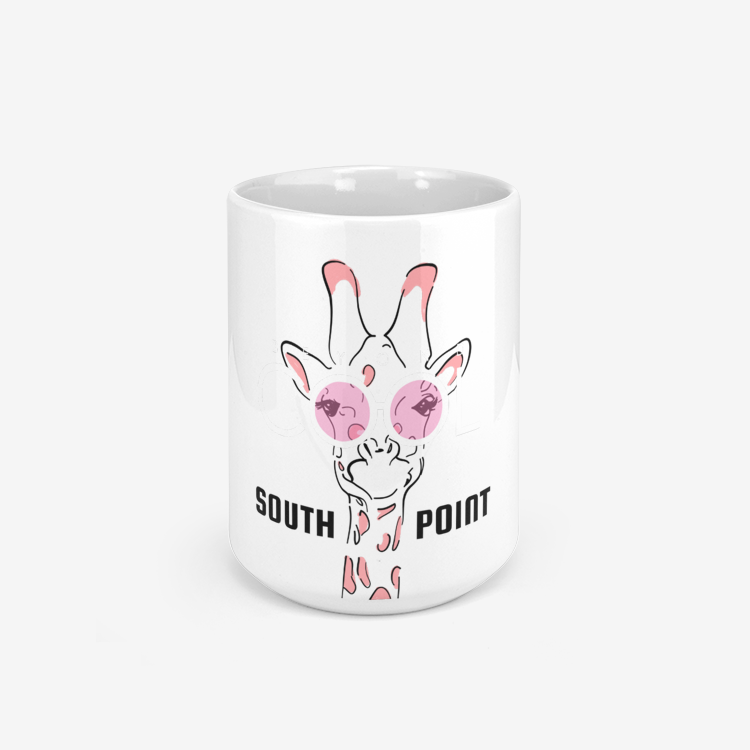 South Point Smiley Giraffe  Mug