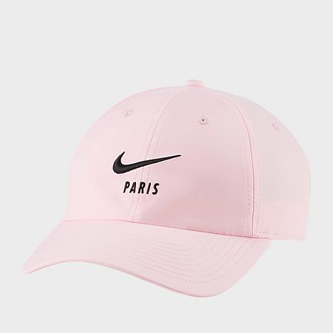 Nike Paris St-Germain Heritage86 Strapback Hat in Pink/Arctic Punch Polyester