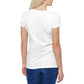 South Point Paint style Logo Women's Stretch CrewNeck Tee White